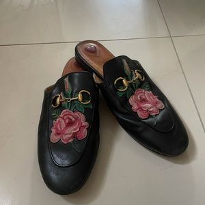 Gucci Princeton Slipper Floral Detail